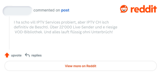 iptv tv reddit review